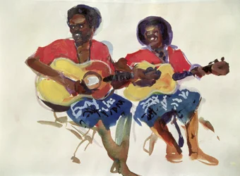 Fijische gitaar duo, 1985
